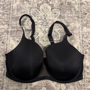Adore Me Underwire Full Bra Size 40DDD Black Lace Tan